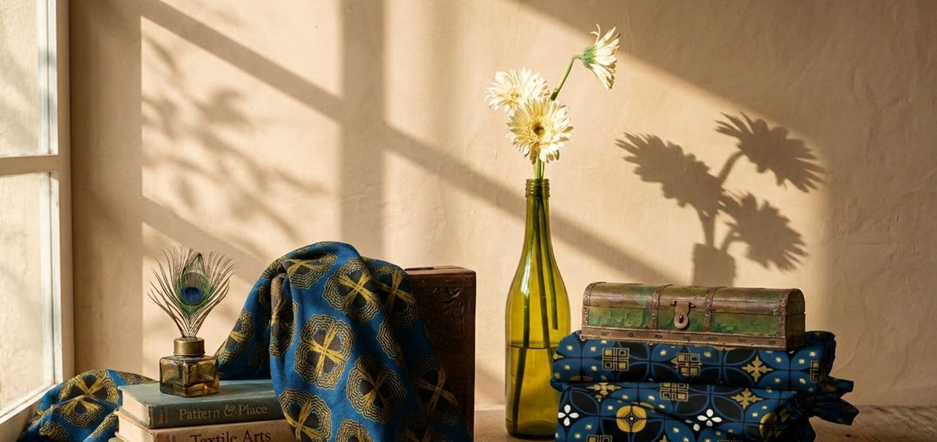 Jasa printing kain motif profesional