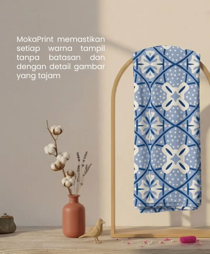 Jasa print kain motif di Surakarta